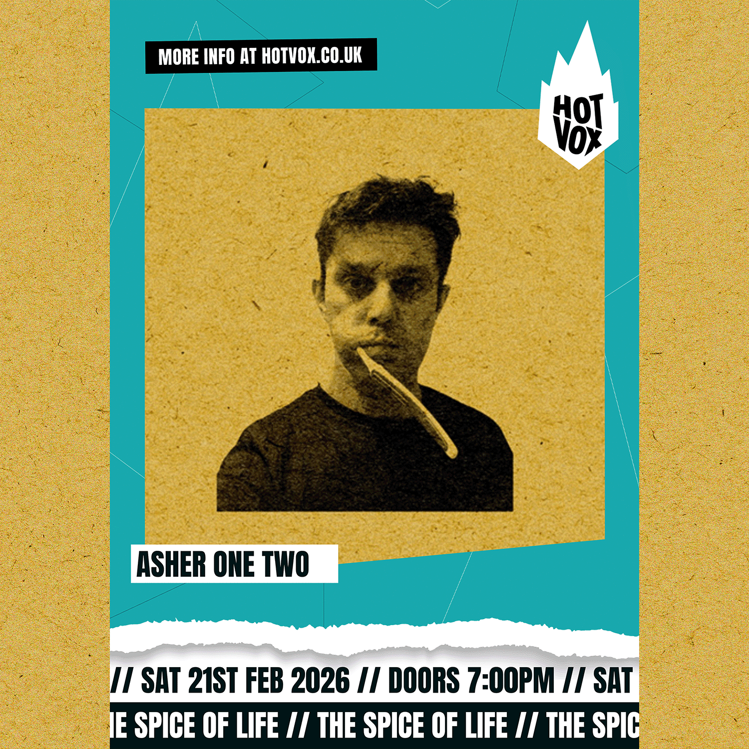 Asher One Two live in Soho 21st Feb 2026 (not part of the fundraiser)