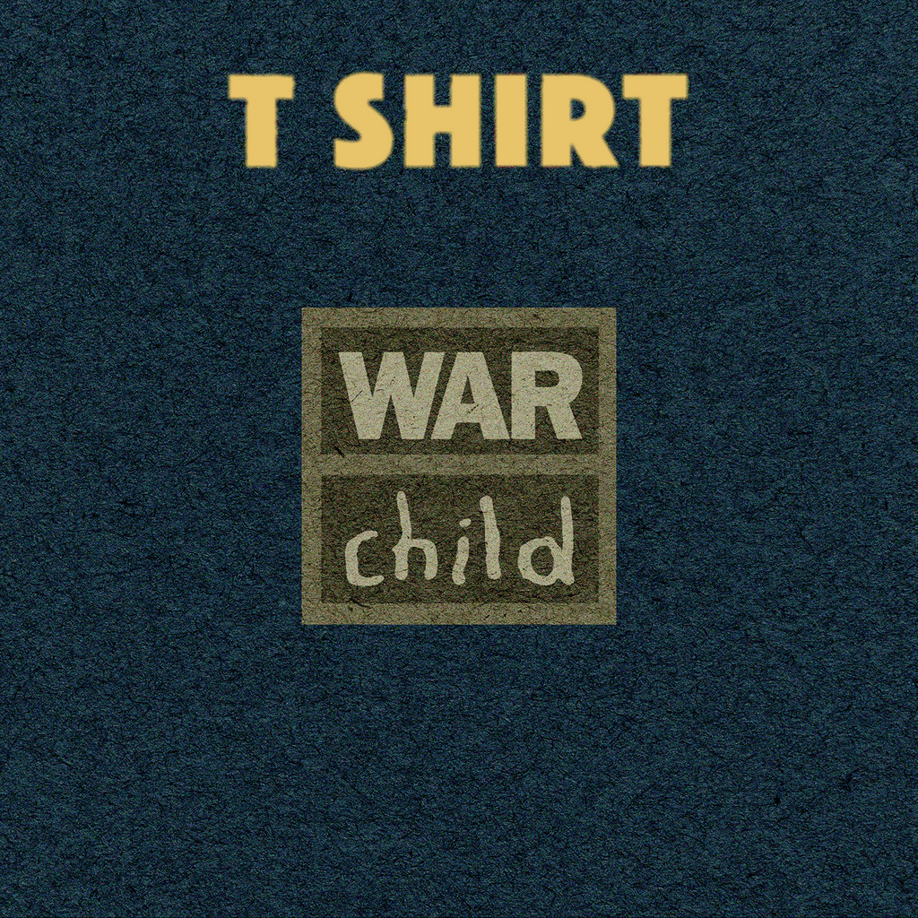 A one off 'Asher One Two x War Child 2026' t shirt